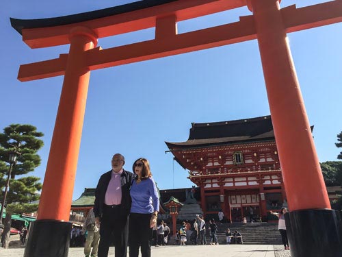 Judy御夫妻と京都観光へ